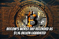Bitcoin's Worst Day Recorded as $1.16 Billion Liquidated