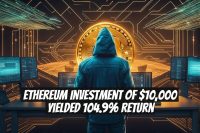 Ethereum Investment of $10,000 Yielded 104.9% Return