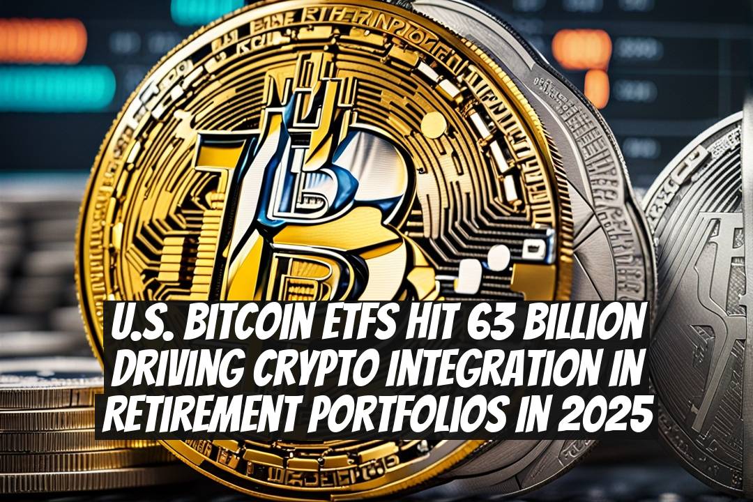 U.S. Bitcoin ETFs Hit 63 Billion Driving Crypto Integration in Retirement Portfolios in 2025