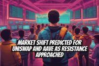 Market Shift Predicted for Uniswap and Aave as Resistance Approached