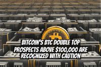 Bitcoin's BTC double top prospects above $100,000 are recognized with caution