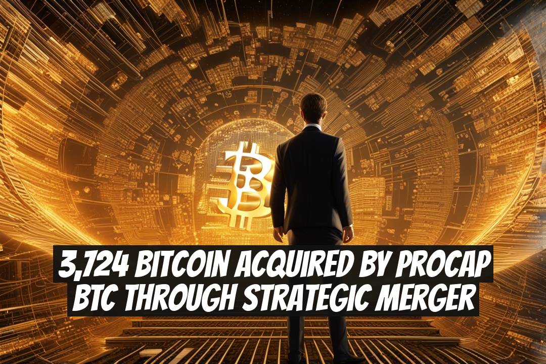 3,724 Bitcoin Acquired by ProCap BTC Through Strategic Merger