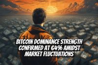Bitcoin Dominance Strength Confirmed at 64% Amidst Market Fluctuations