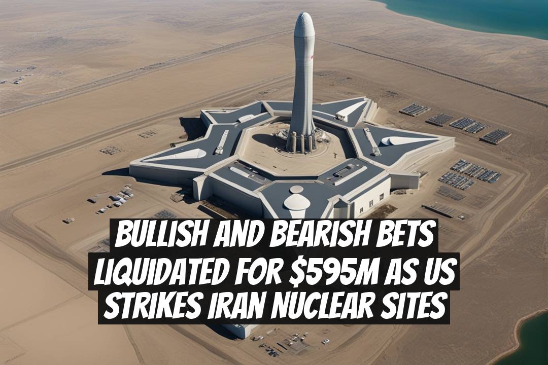 Bullish and Bearish Bets Liquidated for $595M as US Strikes Iran Nuclear Sites