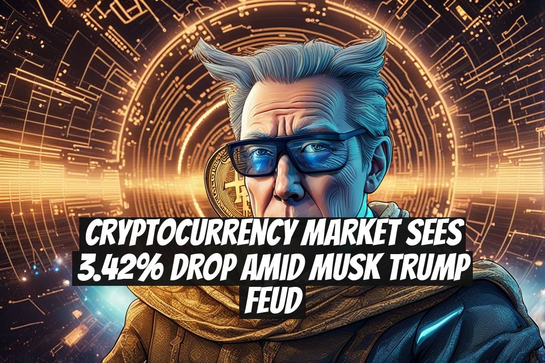 Cryptocurrency Market Sees 3.42% Drop Amid Musk Trump Feud