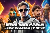 Ethereum Treasury of SharpLink Gaming Increased by $30 Million