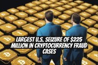 Largest U.S. Seizure of $225 Million in Cryptocurrency Fraud Cases