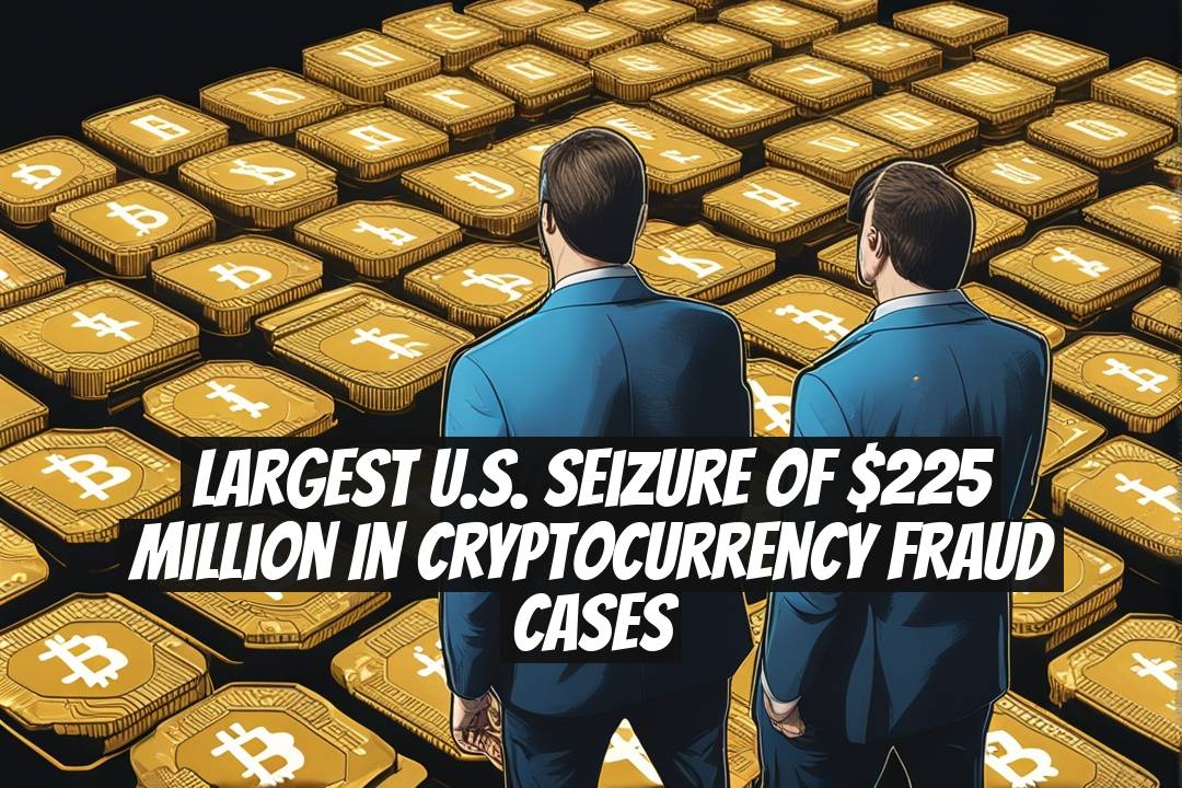 Largest U.S. Seizure of $225 Million in Cryptocurrency Fraud Cases