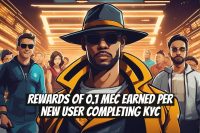 Rewards of 0.1 MEC Earned Per New User Completing KYC