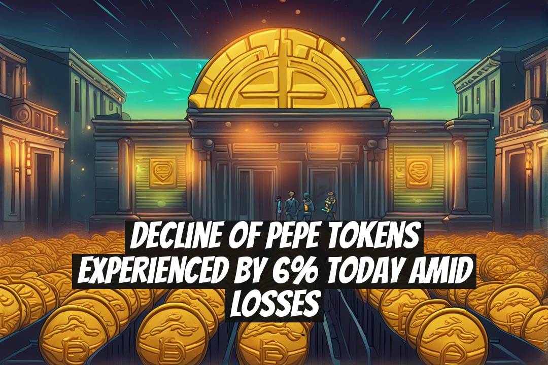 Decline of PEPE Tokens Experienced by 6% Today Amid Losses