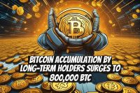Bitcoin Accumulation by Long-Term Holders Surges to 800,000 BTC