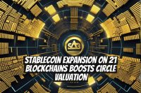 Stablecoin Expansion on 21 Blockchains Boosts Circle Valuation