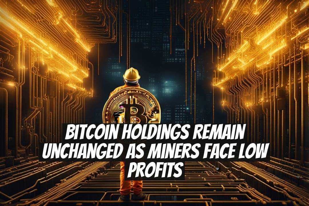 Bitcoin Holdings Remain Unchanged as Miners Face Low Profits