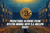 Predictable Returns from Bitcoin Mining with 3.6 Million Users