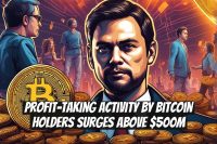 Profit-Taking Activity by Bitcoin Holders Surges Above $500M
