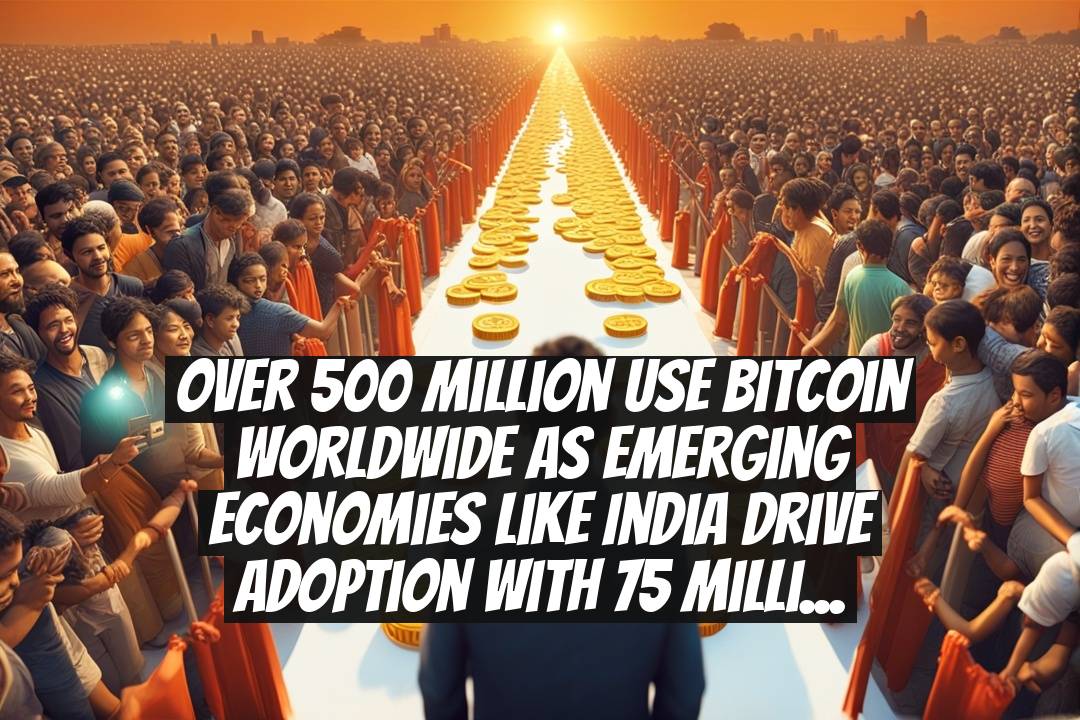 Over 500 Million Use Bitcoin Worldwide As Emerging Economies Like India Drive Adoption With 75 Million Users