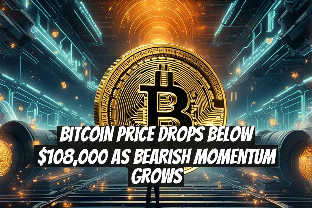 Bitcoin Price Drops Below $108,000 as Bearish Momentum Grows