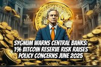 Sygnum Warns Central Banks: 1% Bitcoin Reserve Risk Raises Policy Concerns June 2025