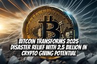 Bitcoin Transforms 2025 Disaster Relief With 2.5 Billion In Crypto Giving Potential