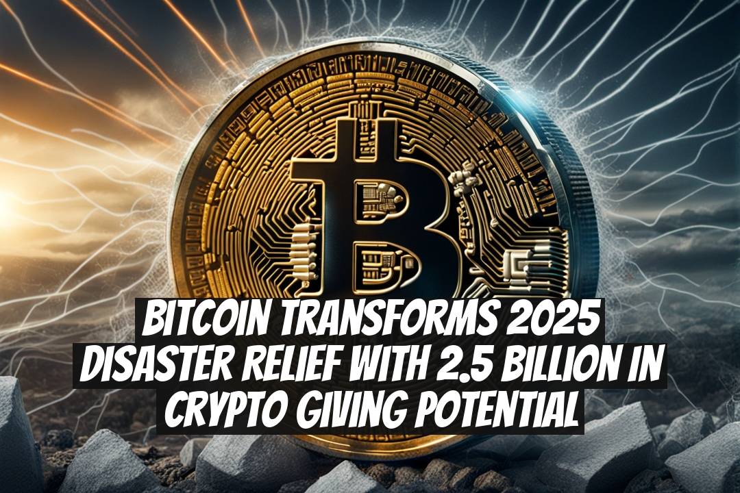 Bitcoin Transforms 2025 Disaster Relief With 2.5 Billion In Crypto Giving Potential