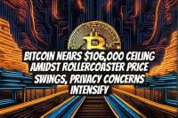 Bitcoin Nears $106,000 Ceiling Amidst Rollercoaster Price Swings, Privacy Concerns Intensify