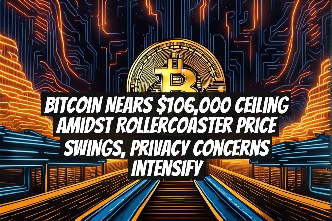 Bitcoin Nears $106,000 Ceiling Amidst Rollercoaster Price Swings, Privacy Concerns Intensify