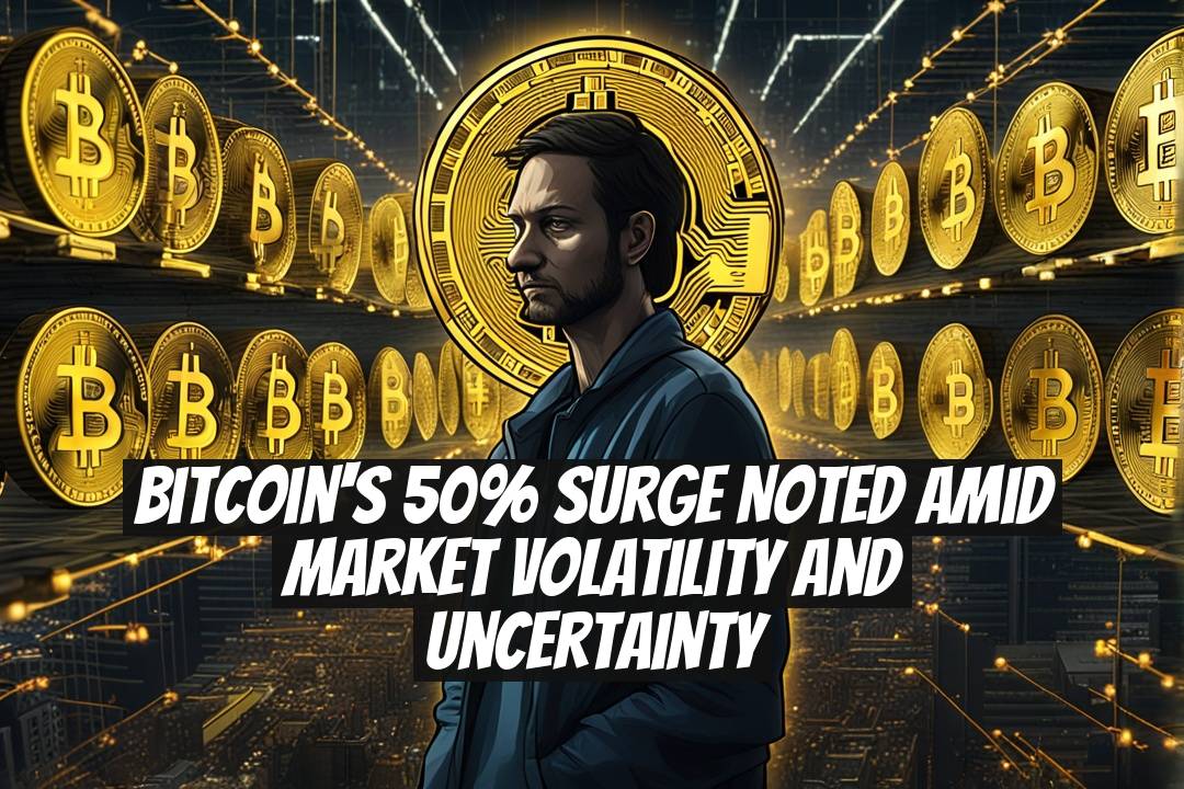 Bitcoin's 50% Surge Noted Amid Market Volatility and Uncertainty