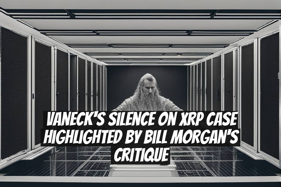 VanEck's Silence on XRP Case Highlighted by Bill Morgan's Critique