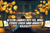 Altcoin Gainers Defy Fed, While Others Crash Amid Market Volatility