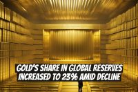 Gold's Share in Global Reserves Increased to 23% Amid Decline