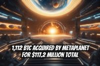 1,112 BTC Acquired by Metaplanet for $117.2 Million Total