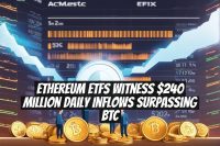 Ethereum ETFs Witness $240 Million Daily Inflows Surpassing BTC