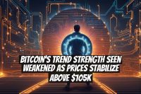 Bitcoin's Trend Strength Seen Weakened as Prices Stabilize Above $105K