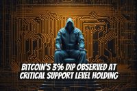 Bitcoin's 3% Dip Observed at Critical Support Level Holding