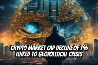 Crypto Market Cap Decline of 7% Linked to Geopolitical Crisis
