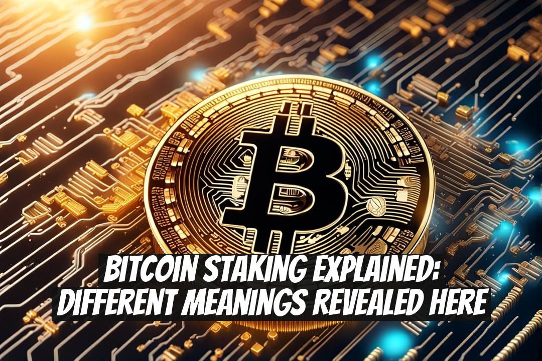 Bitcoin Staking Explained: Different Meanings Revealed Here