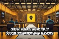 Crypto Market Impacted by $390M Liquidation Amid Tensions