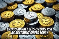 Crypto Market Sees 8 Coins Rise as Sentiment Shifts Today