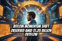 Bitcoin Momentum Shift Observed Amid $1.25 Billion Outflow