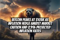 Bitcoin Peaks At $105k As Inflation Hedge Amidst Market Caution And 2.9% Projected Inflation Rates