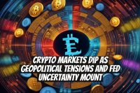 Crypto Markets Dip as Geopolitical Tensions and Fed Uncertainty Mount
