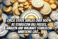 Circle stock surges over 500% as stablecoin bill passes, Amazon and Walmart stablecoin ambitions grow, and stablecoins dominate Latin America’s crypto market