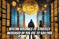 Bitcoin Holdings of Strategy Increased by 705 BTC to 580,955
