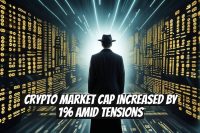 Crypto Market Cap Increased by 1% Amid Tensions
