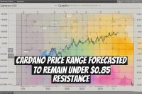 Cardano price range forecasted to remain under $0.85 resistance