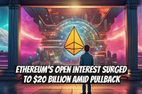 Ethereum's Open Interest Surged to $20 Billion Amid Pullback