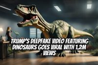 Trump's Deepfake Video Featuring Dinosaurs Goes Viral with 1.2M Views