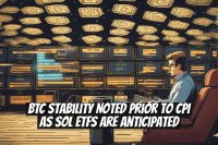 BTC Stability Noted Prior to CPI as SOL ETFs Are Anticipated