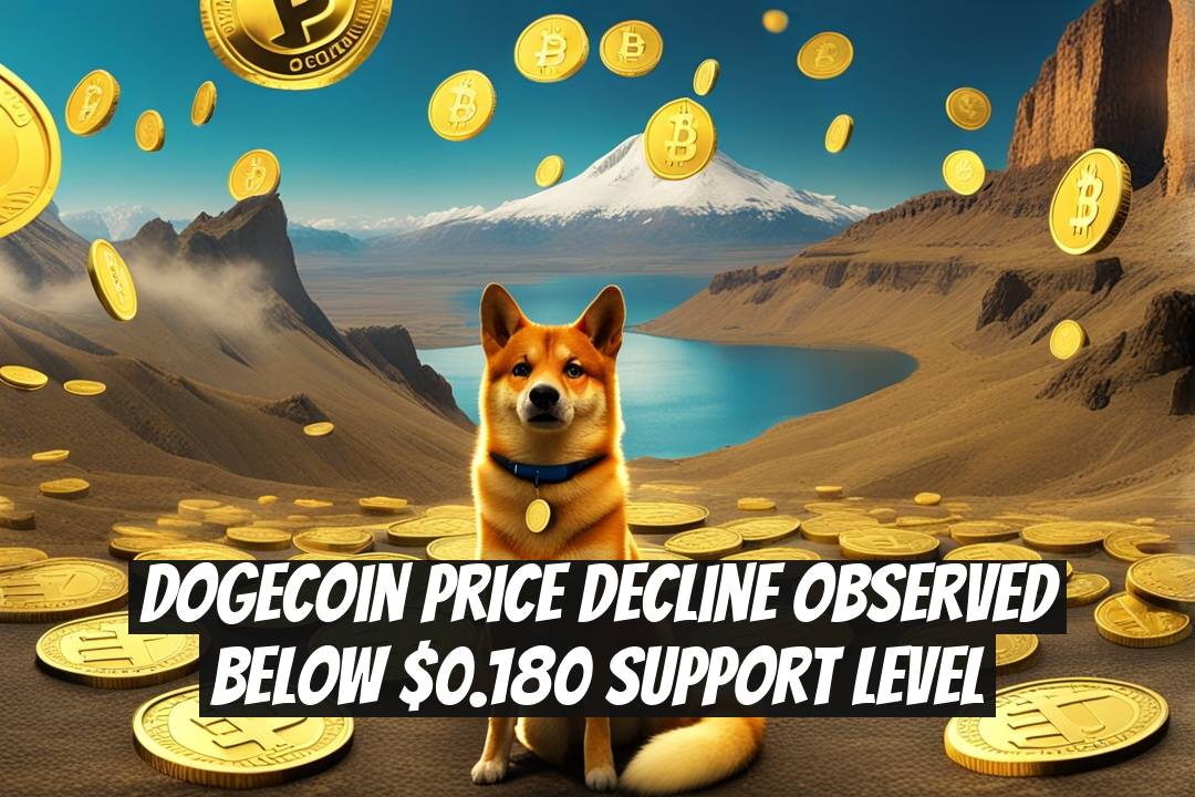 Dogecoin Price Decline Observed Below $0.180 Support Level