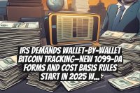IRS Demands Wallet-by-Wallet Bitcoin Tracking—New 1099-DA Forms And Cost Basis Rules Start In 2025 With Fines Up to $250K